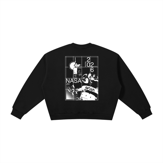 Spring Crewneck, White Design version