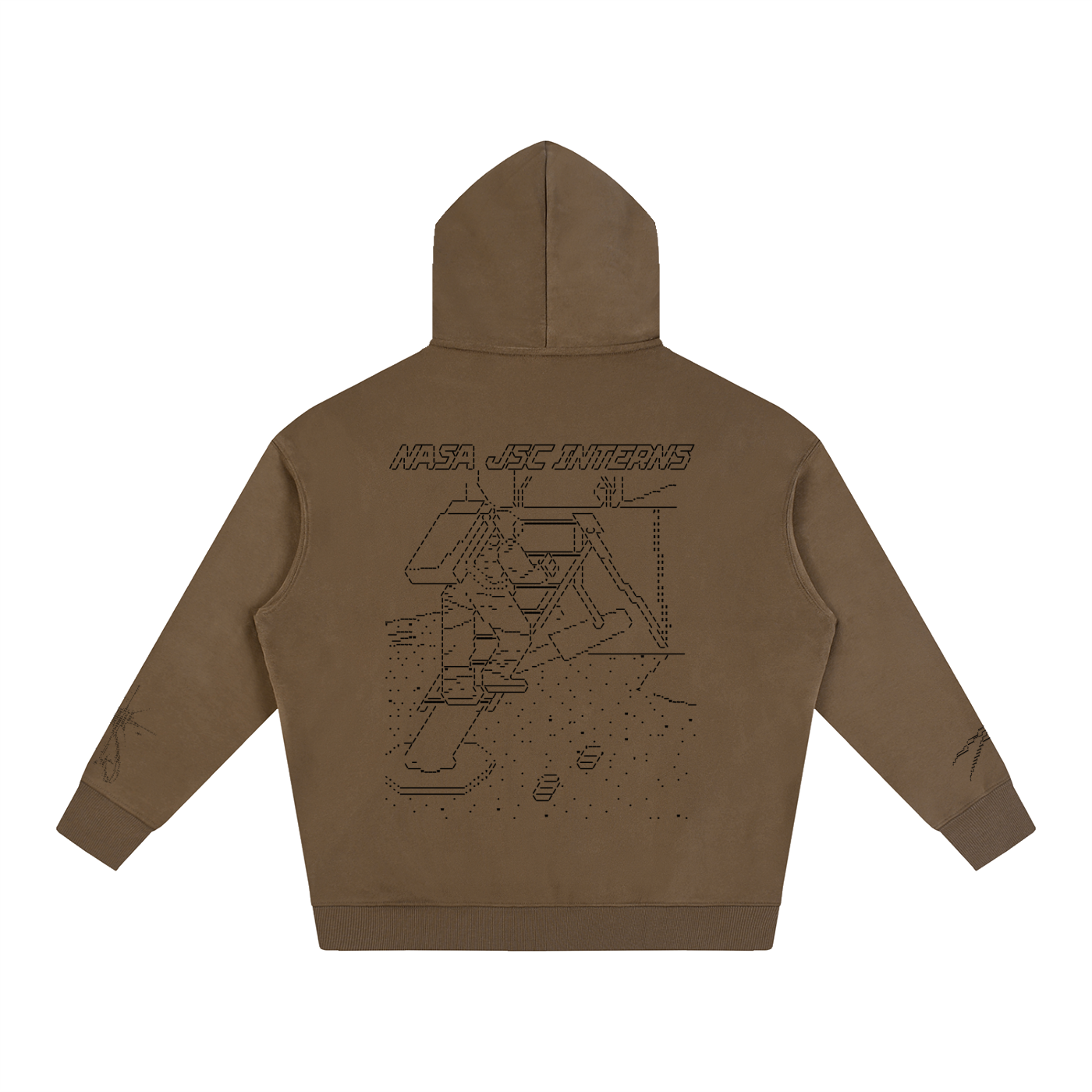 Ascii Art Hoodie, Black Design version