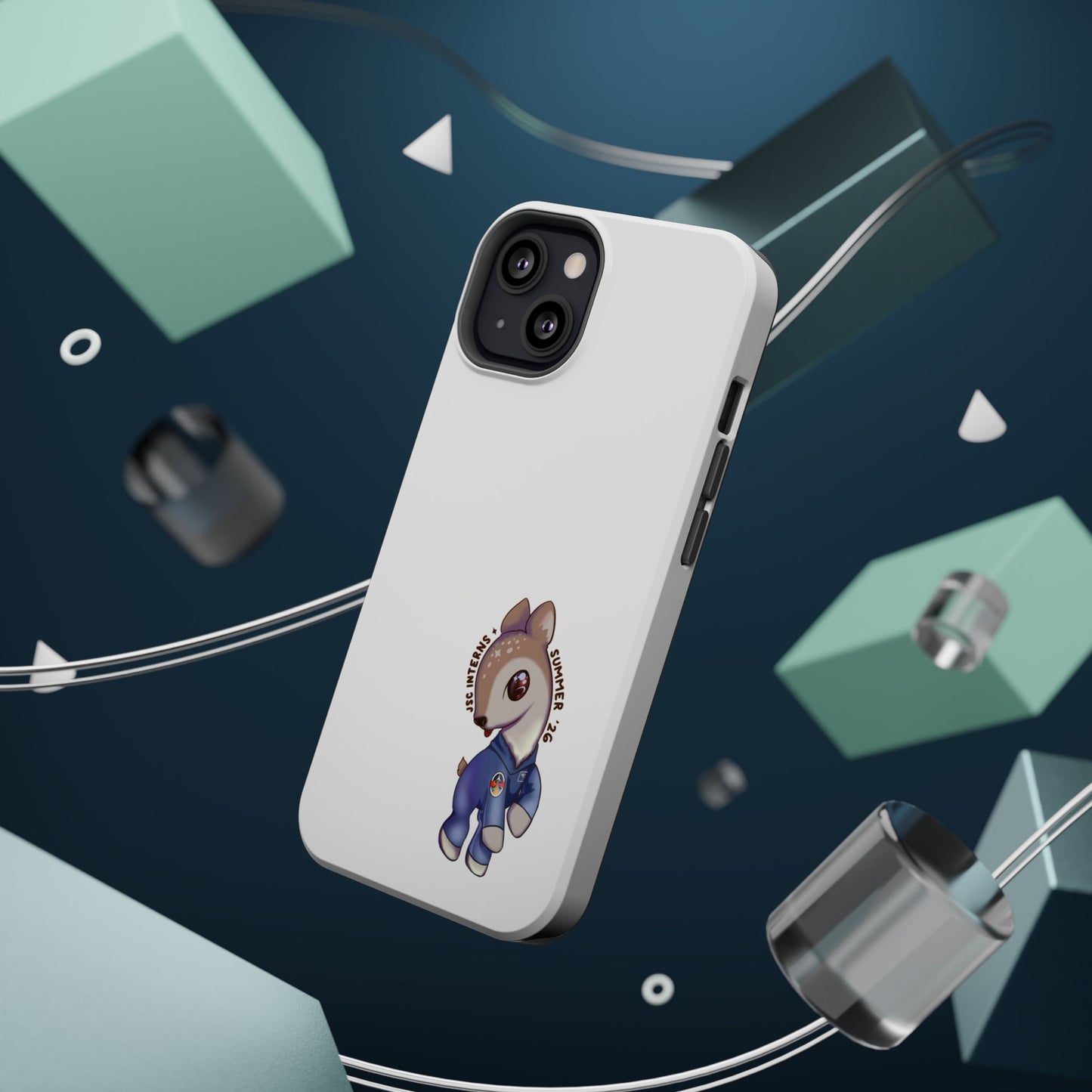 JSC Astronaut Deer Phone Case