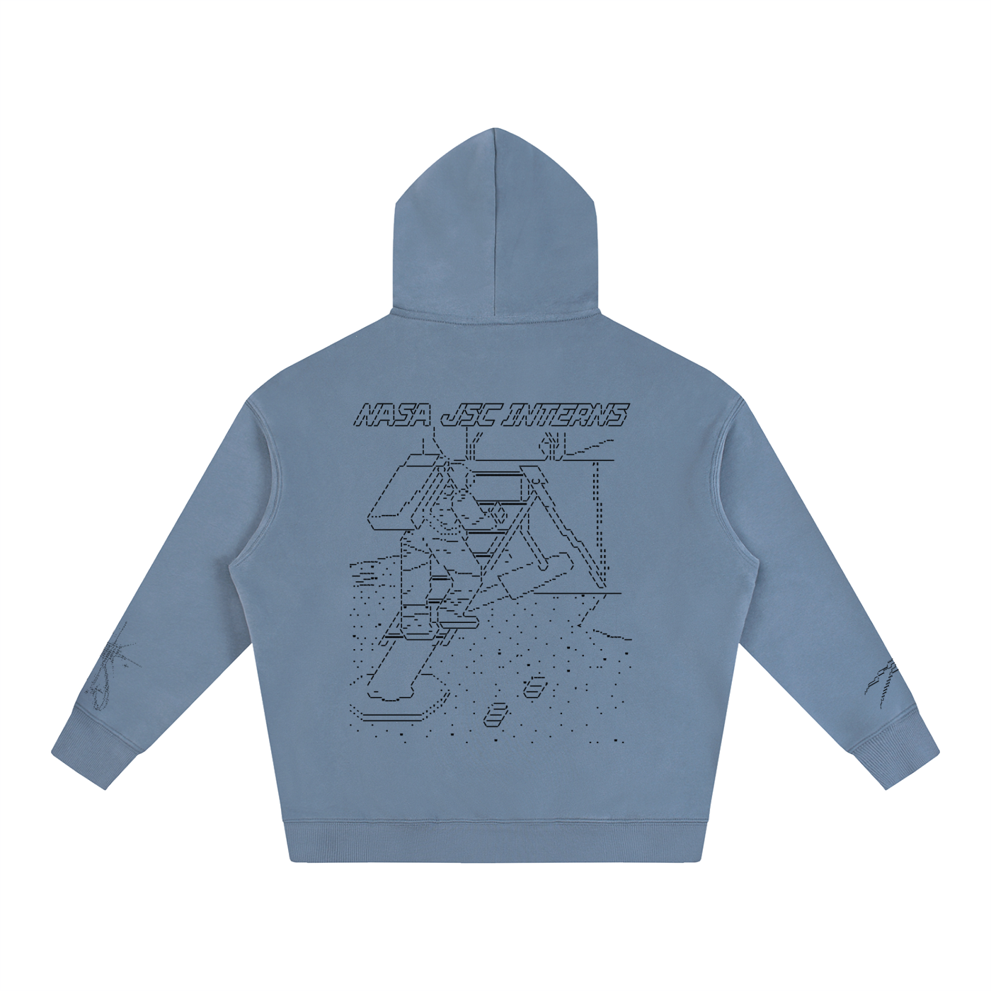 Ascii Art Hoodie, Black Design version