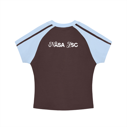 Texan Redbud Astronaut Raglan Sleeve T-Shirt