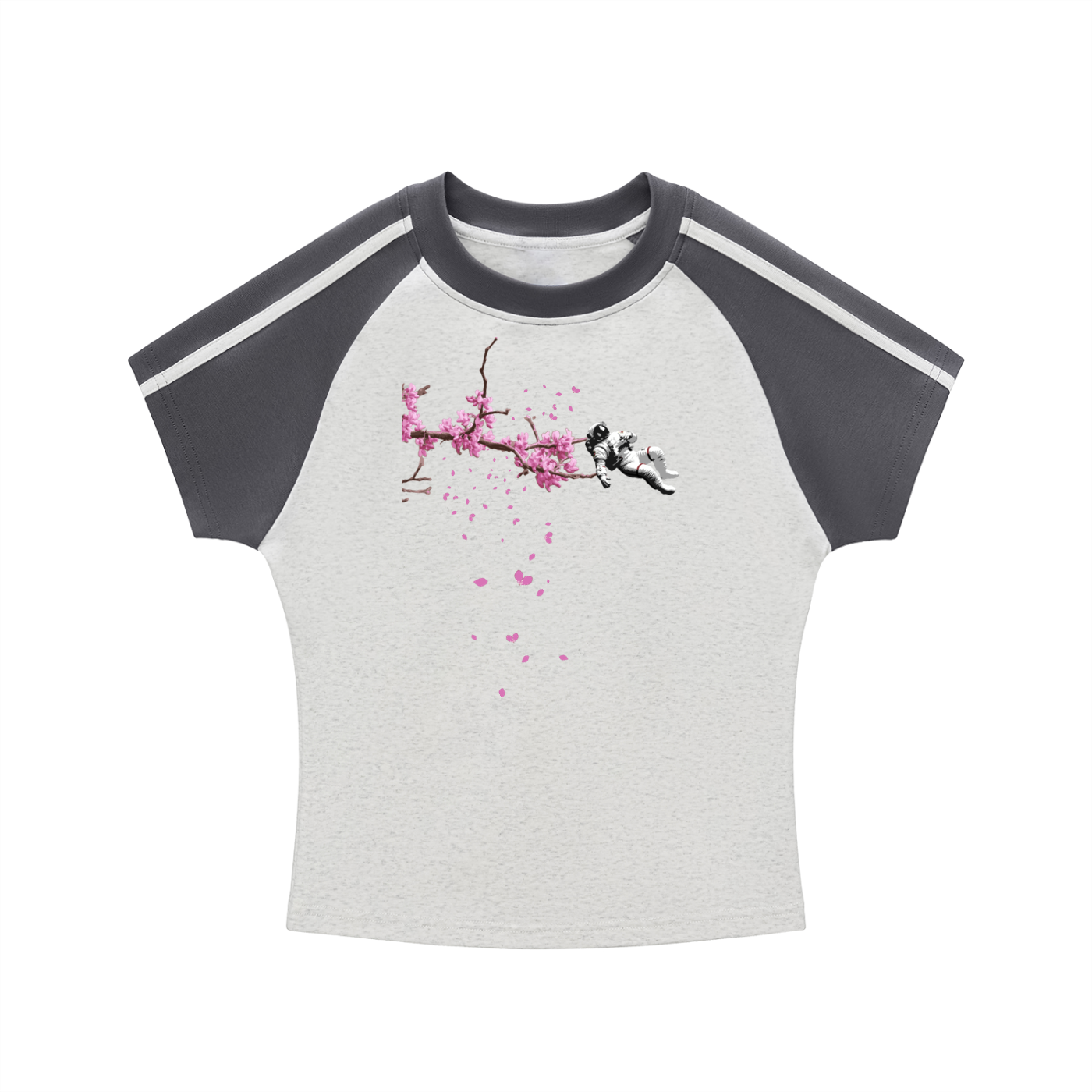 Texan Redbud Astronaut Raglan Sleeve T-Shirt