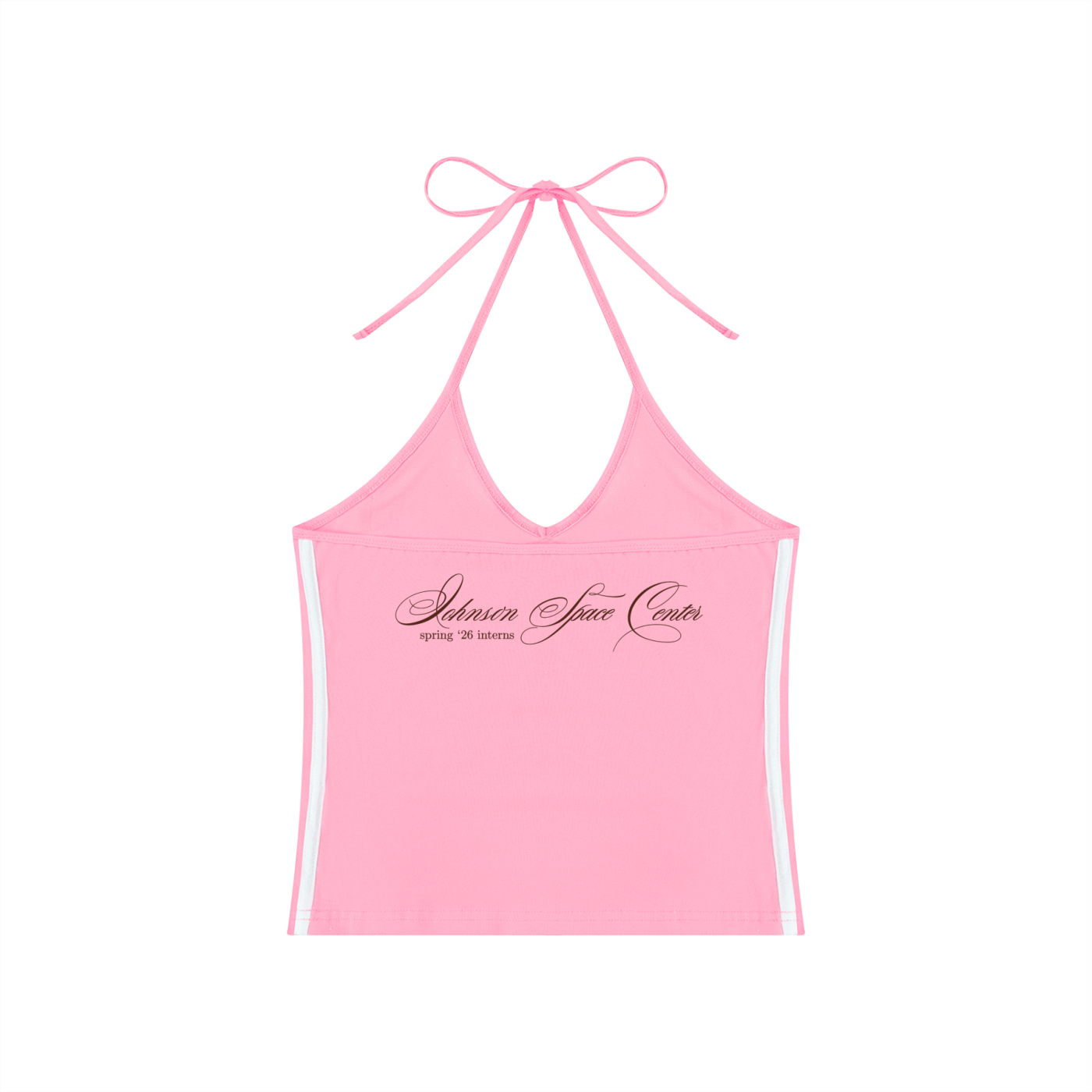 JSC Deer Halter Crop Tank Top