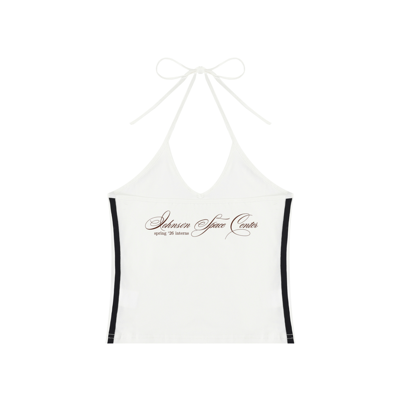 JSC Deer Halter Crop Tank Top