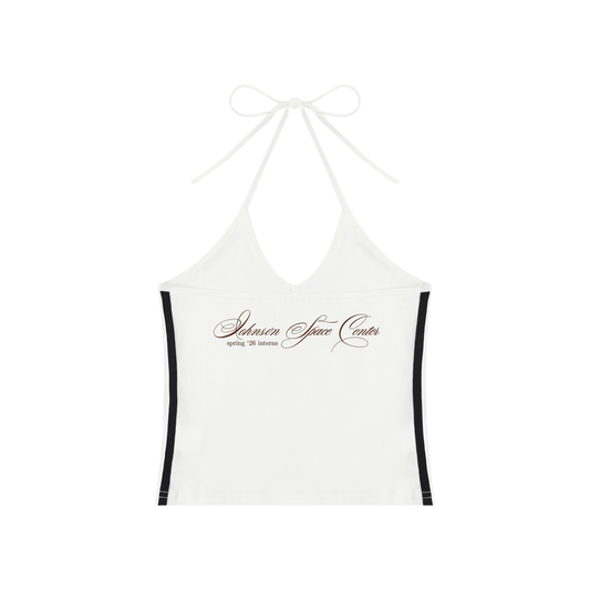 JSC Deer Halter Crop Tank Top