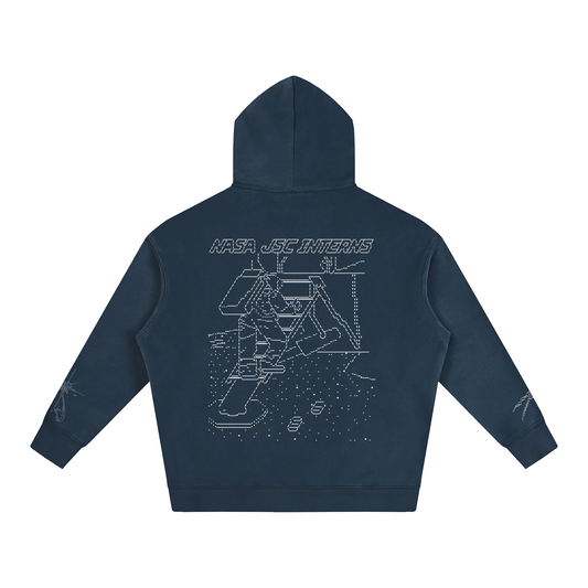 Ascii Art Hoodie, White Design version