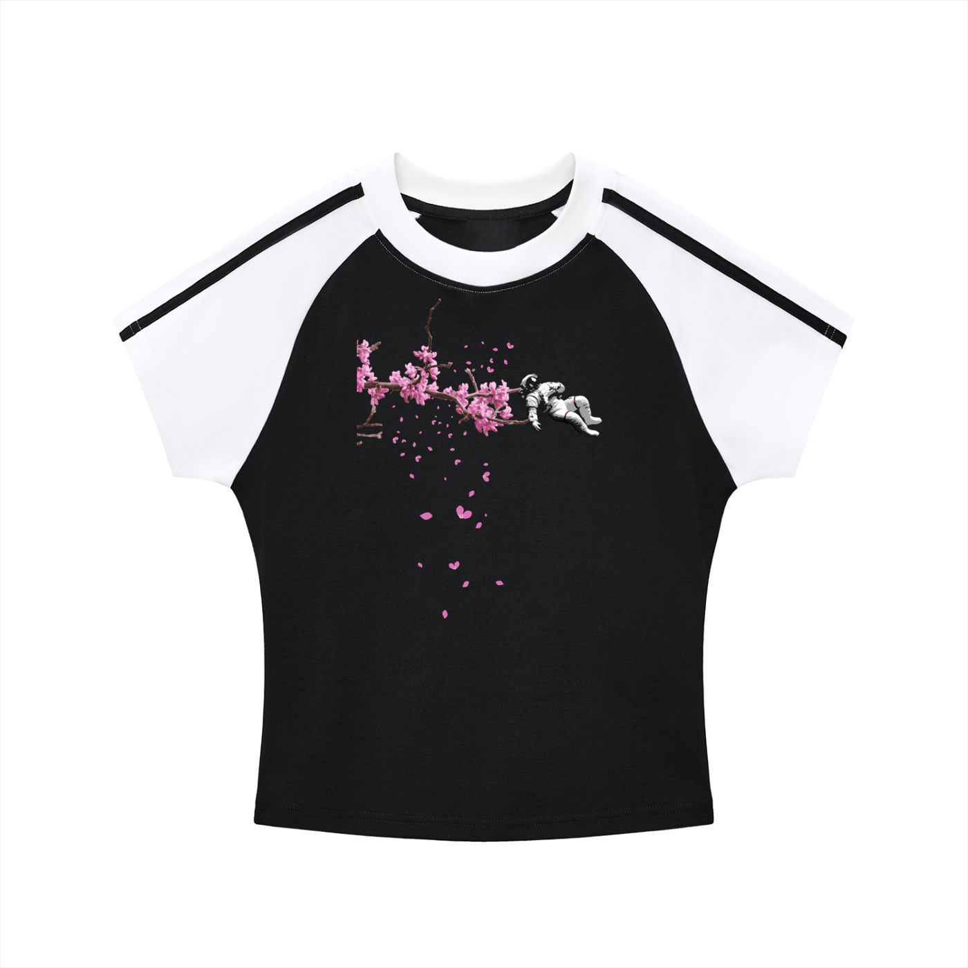 Texan Redbud Astronaut Raglan Sleeve T-Shirt